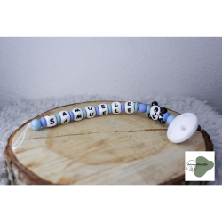 Nuggikette Eisblau/Babyblau