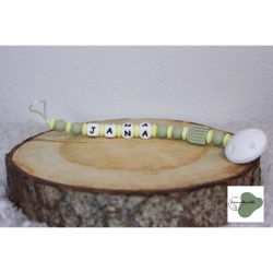 Nuggikette Aloe Vera/Pastellgelb